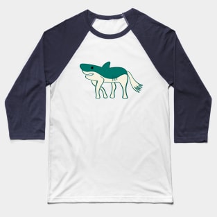 Horse Shark Weird Animal Hybrid Baseball T-Shirt